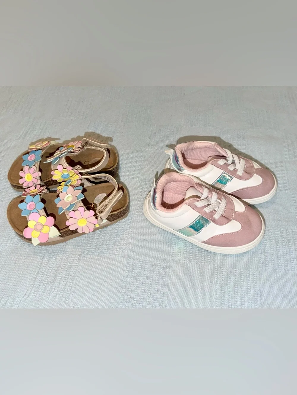 Girls Size 5 Sneakers and Sandals